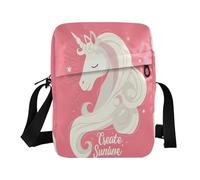unicorns Peach Sunshine messenger bag for men Crossbody Small Bag For Women Shoulder Hand Bag For Woman Adjustable Strap for outdoor sports business