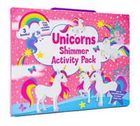 Unicorns Shimmer Activity Pack Kids Colouring Books & Stickers Set