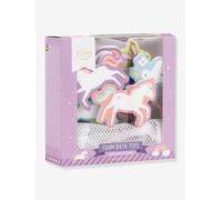 Unicorns with Net for Bath Time, A Little Lovely Company multicoloured
