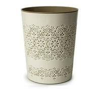 UNICORPSE TECHNOLOGIES PVT. LTD. Flora Waste Rubbish 9 Litre Paper Bin For Office Kitchen Home Bedroom Multiple Colours (Cream)