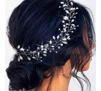 Unicra Bride Wedding Hair Vine Silver Crystal Headband Bridal Rhinestone Headpiece Hair Accessories for Women and Girls