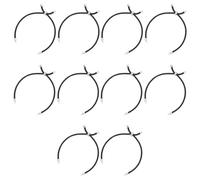 UNICRAFTALE 10Pcs Slider Bracelets Making Black Nylon Twist Cords Bracelet Makings Adjustable Bracelet Chains for DIY Bracelet Jewelry Making Nylon Twisted Cord Bracelet with Cord End