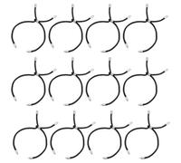 UNICRAFTALE 12Pcs Slider Bracelets Making Black Nylon Twist Cords Bracelets Makings Adjustable Bracelet Chains Nylon Twist Cord Bracelet with Cord End for DIY Jewelry Making