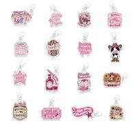 UNICRAFTALE 16pcs Western-Style Theme Kindle Charms Acrylic Mixed Shapes Dust Plug Decor with Type C Compatible E-Reader Dust Plug Charm for Kindle Decorating Accessories Book Lover Readers 30x20x3mm