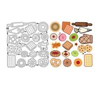 UNICRAFTALE 19 Pcs Carbon Steel Cutting Dies Embossing Stencils | Precise Clean Edges Durable Carbon Steel 195mm X 180mm X 0.8mm for Photo Albums Journals DIY Paper Craft Decor