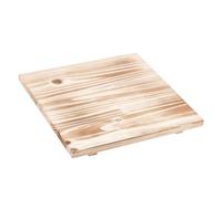 UNICRAFTALE 1Pcs Clay Board Wooden Mat Mud Board Clay Sculpture Ceramic Pottery Craft Tool Square Wheel Throwing Bats Clay Wedging Board for Shaping Sculpting Modelling 24x24cm