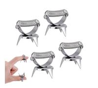 UNICRAFTALE 2Pcs Pottery Clays Glaze Clamps Stainless Steel Fingertip Dipping Glaze Clips Dipping Tong Potterys Tool for Pottery Glazing Tongs for Clay Modeling Sculpturing