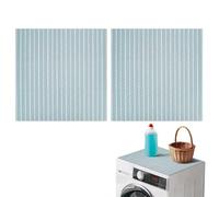 UNICRAFTALE 2Pcs Washer and Dryer Covers 69.8x69.6cm Washer Dryer Top Protector Mat Cadet Blue Diatomaceous Earth Dryers Top Protector Mat Quick Drying Dust Proof for Home Kitchen Laundry Room