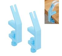 UNICRAFTALE 2Pcs Zipper Jig Tool Cyan Zippers Pull Jig for Zipper Pulls Plastic Zip Slider Installing Tools Adjustable Handy Zip Fastener Jigs Tool for Dresses Pants Jackets 13.2-15.8x5x2cm