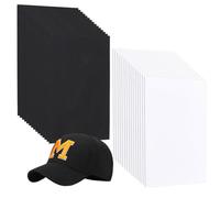 UNICRAFTALE 30Pcs 3D Embroidery Foam Sheets 3mm Thick Black White Craft Foams EVA Puffy Foam for Machine Embroidery Hand Sewing DIY Crafts Hats Jackets Bags Cosplay Costumes 23x15cm