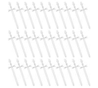 UNICRAFTALE 30Pcs Metal Sword Pendants 89mm Long Silver Dagger Charms Punk Earring Sword Charms Bookmark Charm Metal Necklace Charm for DIY Bracelets Jewelry Making