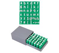 UNICRAFTALE 36Pcs Alphabet Stamps Set for Clay Pottery Polymer Clay Stamp Uppercase Alphabet & Numbers & Punctuation DIY Handmade Mold Accessories Small Press Fondant Embosser DIY Cookie Stamps