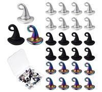UNICRAFTALE 36Pcs Colorful Witch Wizard Hat Charms Alloy Halloween Hat Wizard Cap Dangle Charm Christmas Theme Jewelry Making Findings for Bracelet Necklace Earrings Crafts Decoration