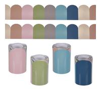 UNICRAFTALE 40M Scalloped Bulletin Board Borders Colorful Scalloped Classroom Borders Trim Pastel Bulletin Board Decorations for Chalkboard School Activities Home Wall 7.5cm