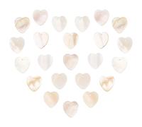 UNICRAFTALE 40Pcs Heart Shape Shell Charms Natural Freshwater Shell Pendants Heart Charms Small Dangle Pendants Summer Jewelry Charm for DIY Necklace Bracelet Earrings Making
