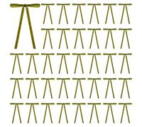 UNICRAFTALE 40Pcs Oliver Green Velvet Bows for Christmas Tree Decorations 7.28"x4.84" Vintage Christmas Bow Ribbon Bows for Gift Wrapping Holiday Wreath Garland Mantle Fireplace Decor