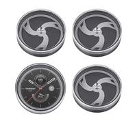 UNICRAFTALE 4Pcs Portable Watch Storage Box for Watch Dials 51mm Black Scratch-Proof Watches Movement Holder Plasitc Watches Travel Case Holder Organizer for Repair and Display