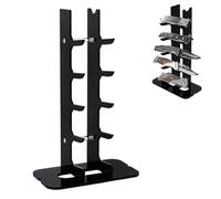 UNICRAFTALE 5-Tier Acrylic Knife Display Stand Black Pocket Knifes Holder Folding Knifes Display Case Fixed Blade Knife Collection Displays Stand Holder for Collection Home Decoration 18x10x29.5cm