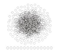 UNICRAFTALE 500pcs 3.5mm Split Jump Ring Stainless Steel Double Loops Small Key Rings Mini Bulk Connector Jump Rings for Jewelry Making Keychains Necklaces Bracelets Earrings