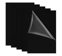UNICRAFTALE 5pcs Black Acrylic Sheet 30.4x20.3cm Cast Opaque Panel Board 2mm Thick Black Acrylic Sheet for Laser Cutting Sign Craft DIY Display Craft Projects