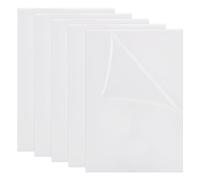 UNICRAFTALE 5pcs White Acrylic Sheet 30.4x20.3cm Cast Opaque Panel Board 2mm Thick White Acrylic Sheet for Laser Cutting Sign Craft DIY Display Craft Projects