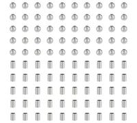 UNICRAFTALE 600Pcs 2/3mm Stainless Steel Round Spacer & Tube Beads for DIY Craft Jewelry Making