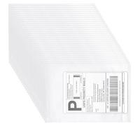 UNICRAFTALE 600Pcs White Self Adhesive Planner Pockets 22x15.2cm Clear Packing Slip Pouch Adhesive Document Sleeve for Study Planning Office Organization Home Management