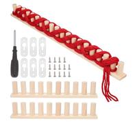 UNICRAFTALE 63" Chunky Knitting Blanket Loom Wooden Knitting Loom Kit 40.2x4.5x7.1cm Yarn Craft Crocheting Tools for Hand Weaving Beginner Looms Parent Craft Gift Making