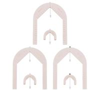 UNICRAFTALE 6Pcs PLA Clay Earring Drilling Guide Tool Polymer Clay Bead Hole Maker with Piercing Pin Misty Rose Polymer Clays Tool for Earring Making Thickness Piercing Guide 10.3x8cm