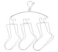 UNICRAFTALE 7Pcs 4 Styles Sock Blockers and Laundry Dryings Hanger Rack Stainless Steel Socks Drying Hanger Knitting Metal Sock Shapers for Fast Drying and Displaying Hand Knitted and Crochet Socks