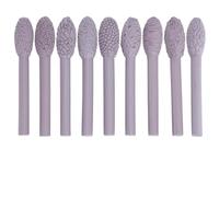 UNICRAFTALE 9Pcs Resin Clay Texture Tool Set for Art Projects Oval Sticks for Clay Modeling Pattern Rollers kit with Handles 72.5-76.5mm Long for Pottery Sculpting Tools for DIY Crafts