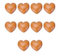 UNICRAFTALE About 10Pcs 18.5mm Wood Hearts Beads with 1.8mm Holes Love Loose Spacer Beads DIY Beading Craft Accessories 3D Love Crafts Pine Carved Decor for Jewelry Crafts Making Wedding Decoration