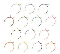 UNICRAFTALE About 14Pcs 14 Colors Adjustable Slider Bracelets Nylon Twisted Cord Bracelets 22cm Bracelets with Brass Findings Bracelet Chains for Jewelry Making Gift for Women