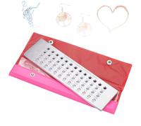 UNICRAFTALE about 1pcs 0.26-4.10mm Jewelry Wire Drawplate Tungsten Steel Alloy Polished Smooth Hole Portable Wire Drawing Plate Durable Round Draw Plate for Jewelry Wire Making