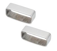 UNICRAFTALE about 2Pcs Belt Loop Keeper Stainless Steel Belt Loop 38x16.5x12mm Men's Belt Buckle Belt Keeper for Men's Belt Fixing Men's Belt Buckle Accessories, Stainless Steel Color, 38MM