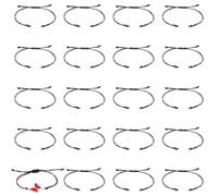 UNICRAFTALE about 30Pcs Waxed Polyester Cord Bracelets Semi Finished Bracelet Black Adjustable Bracelet Knot Rope Handmade Friendship Bracelet Braid String Bracelets for Summer Gifts Jewelry Making