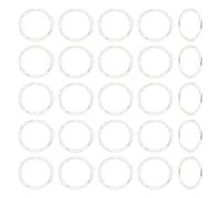 UNICRAFTALE Alloy 40pcs 22mm Tibetan Style Linking Rings Metal Wave Round Circle Frames Connectors O Pattern Rings Connectors Silver Earring Ring Jewelry Links For Bracelet Necklace Jewelry Making