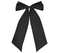 UNICRAFTALE Black Bow Decor Polyester Big Bowknot Large Bow for Room Giant Satin Ribbon Tie Coquette Giant Ribbon Tie for Birthday Party Festival Backdrop Wall Decor 122x64x3cm