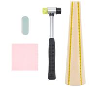 UNICRAFTALE Bracelet Mandrel and Bangle Enlarger Stick, Double-Faced Soft Plastic Mallet, Jewelry Sizing Tool, Silver Polishing Cloth, and Bangle Shaper Repair Kit