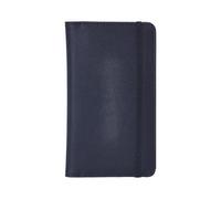 UNICRAFTALE Checkbook Cover for Personal Checkbook Leather Checkbooks Holder 18X10.5cm Black Duplicate Checks with Pen Holder and Cards Slots for Personal and Business Checks RFID Blocking