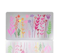UNICRAFTALE Flower Stencils Metal Stencil Wildflower Stencils for Painting Spring Multiflower Stencil Stainless Steel Stencils Reusable Template for Wood Burning for Wall Paper Decor