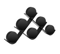 UNICRAFTALE Hockey Puck Holder Black 3 Tier 6-Puck Cross-Stick Storage Rack 24.4x3.8x5.3cm Acrylic Hockey Display Stand for Desktop Memorabilia Rack Man Cave Office Shelf