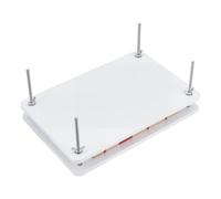 UNICRAFTALE White Rectangle Bamboo Portable Book Press Bookbindings Tool Wooden Book Press Bookbinding Papers Presses for Bookbinding Supplies Flat Paper Presses Machine for Handmade Paper Pressing