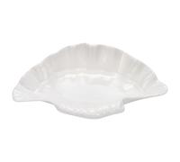 UNICRAFTALE White Seashell Ceramic Decorative Bowl Shell Jewelry Dish Tray Ring Holder Dish Key Bowl for Summer Earrings Necklaces Shell Trinket Dish for Summer Home Coastal Beach Decoration Storage
