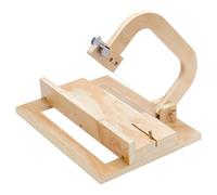 UNICRAFTALE Wooden Soap Cutter for Soap Making Loaf Slicer Adjustable Handmade Soaps Making Supplies Cutter Slicer with Adjustable Cutting Wire for Candles Bread DIY Cuttings Tool 13.4"x9.8"x6.5"