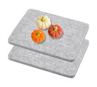 UNICRAFTALE Wool Needle Felting Pad Rectangle Light Grey Sponge Pad Thick and Firm Woolen Block Wool Pressing Mat for Quilting Felting Isolated Heat Ironing Supplies 25.1x20.1cm