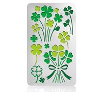 UNICRAFTALE Yoga Theme Metal Journal Stencils Retro Stainless Steel Sports Shape Template Reusable Bookmark Label Stencil for Card Making DIY Scrapbooking