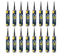 Unicrimp OB1SCS290A OB1 Multi-Surface Construction Sealant & Adhesive Anthracite 290ml (16 Pack)