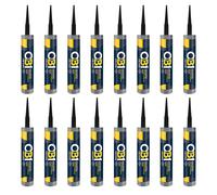 Unicrimp OB1SCS290BL OB1 Multi-Surface Construction Sealant & Adhesive Black 290ml (16 Pack)