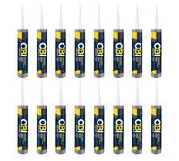 Unicrimp OB1SCS290C OB1 Multi-Surface Construction Sealant & Adhesive Clear 290ml (16 Pack)